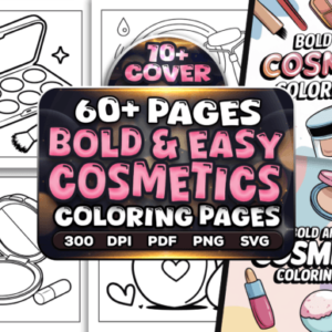 80+ pages  bold & easy cosmetics coloring pages